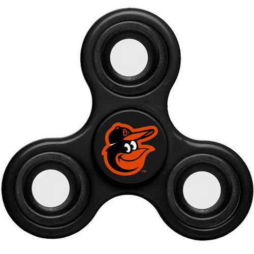 MLB Baltimore Orioles 3 Way Fidget Spinner C47 - Black